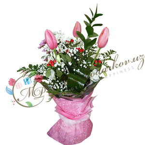 Bouquet “Sweetheart Tulips”